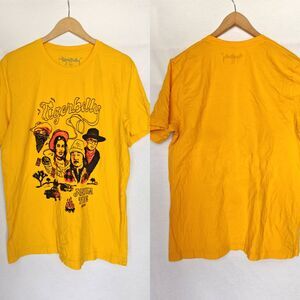 TigerBelly Graphic Tee Bobby Lee Yellow XL Joshua Tree Logo Streetwear Retro